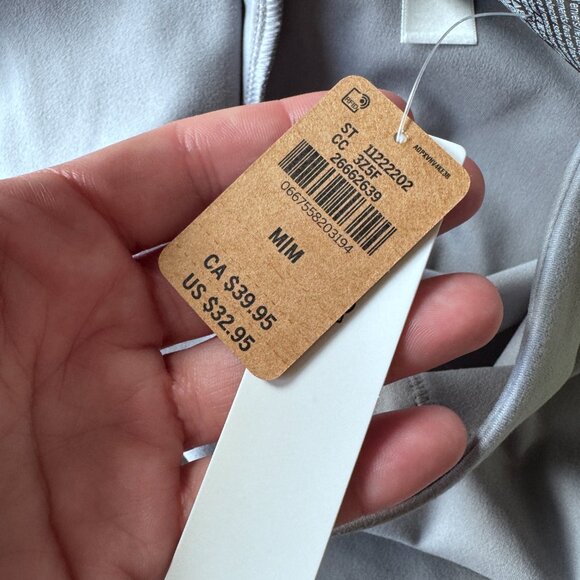 Victoria's Secret PINK High Waisted 6" Bike Shorts New With Tags Gray and Neon - Picture 3 of 10